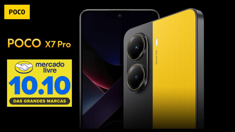 Esquenta 10.10 Mercado Livre: POCO X7 Pro com descontos de até 68%