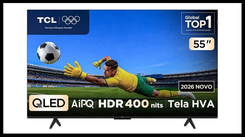 None - Smart TV QLED TCL - Divulgação