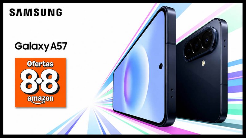 Esquenta 8.8 Amazon: novo Galaxy A57 da Samsung com desconto de 50%