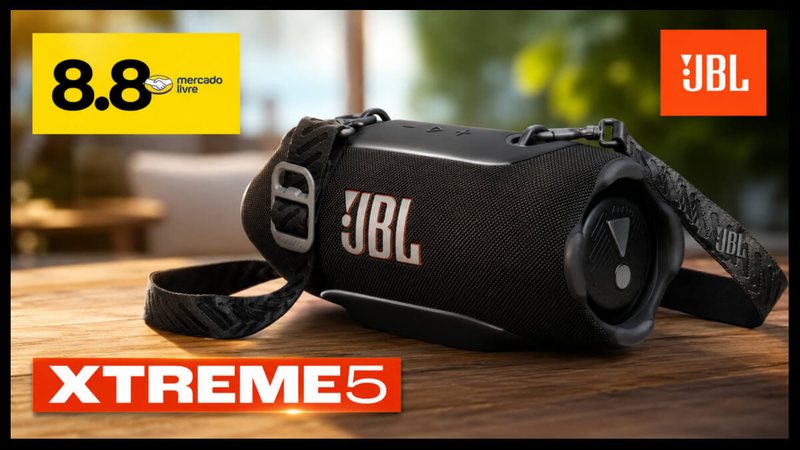 Esquenta 8.8 Mercado Livre: nova caixa JBL Xtreme 5 com desconto de 54%