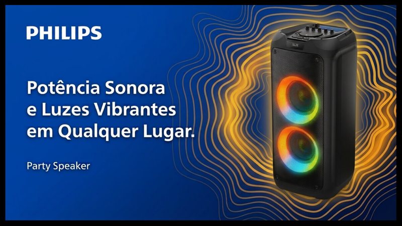 Esquenta 9.9 Amazon: desconto de 56% na caixa Philips Party Speaker