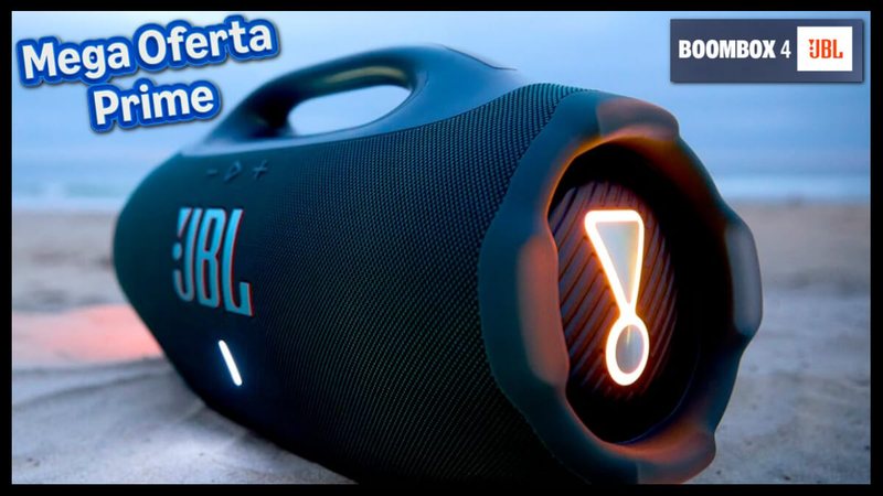 Mega Oferta Amazon Prime: caixa Boombox 4 da JBL com descontos de até 41%