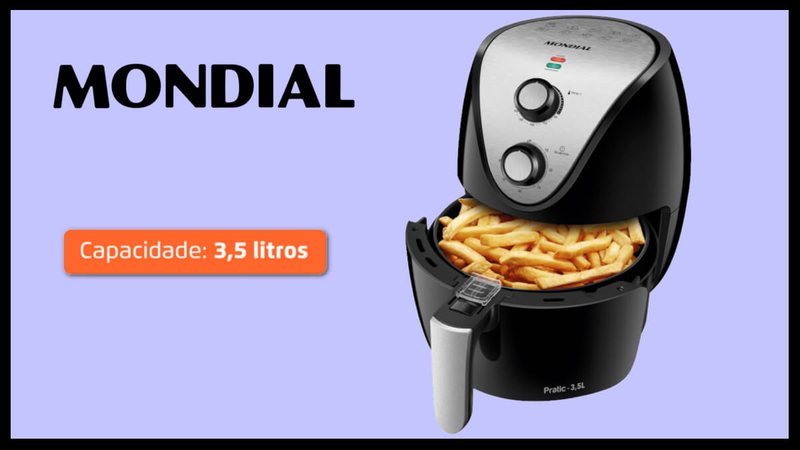 None - Air Fryer Mondial - Divulgação