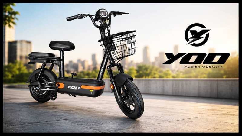 Oferta do dia: bicicleta elétrica Yoo Mobility Y-200 com desconto de 42%