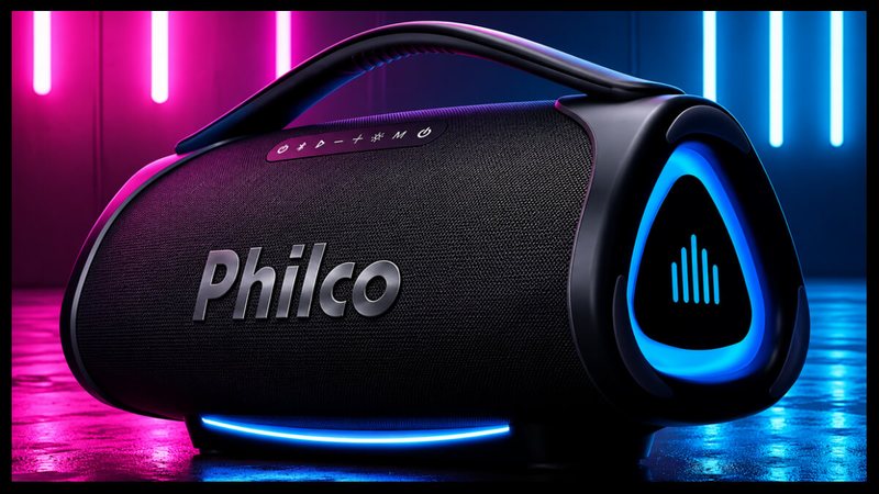 Oferta do dia: caixa de som Boombox da Philco com desconto de 55%