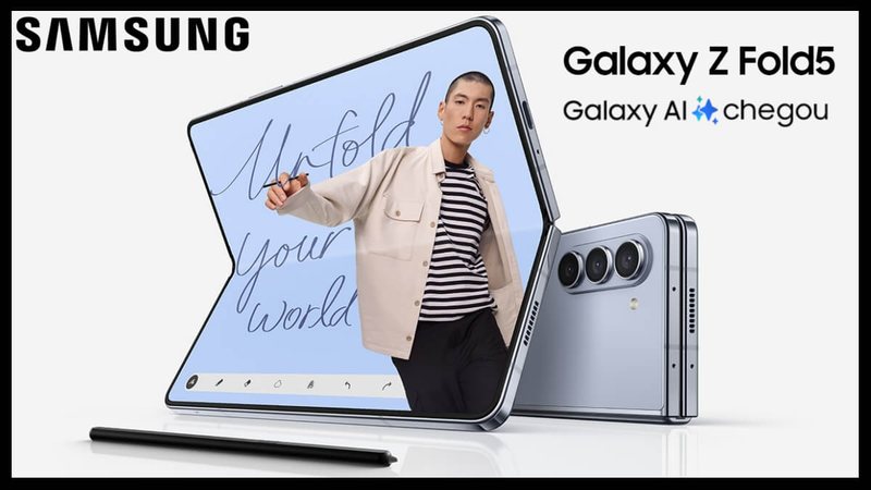 None - Samsung Galaxy Z Fold5 - Divulgação