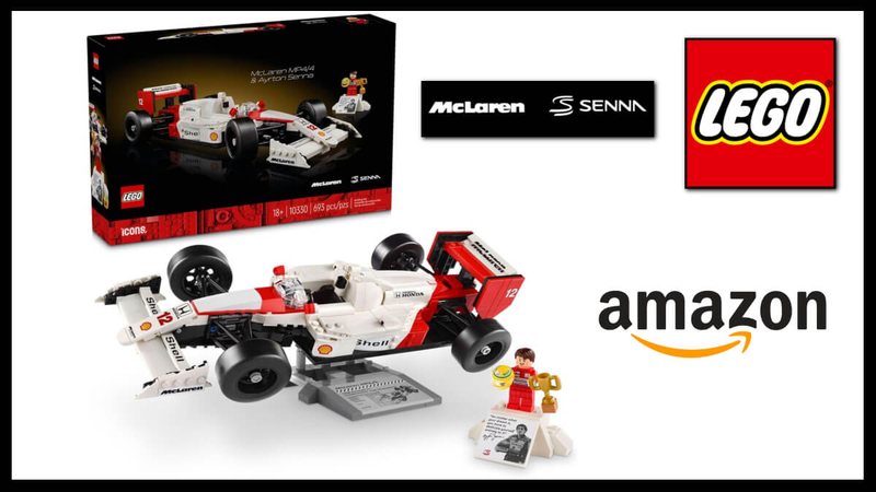 Oferta do dia: LEGO McLaren MP4/4 de Ayrton Senna com desconto de 48%
