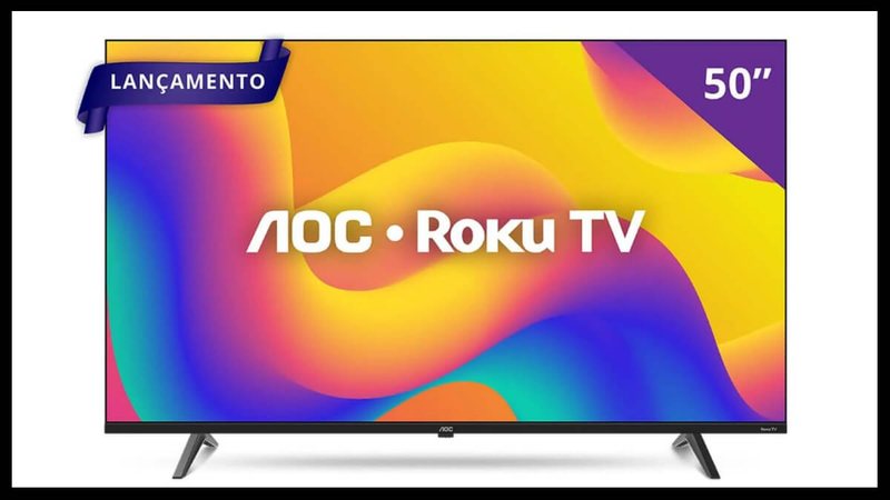 None - Smart TV AOC UHD - Divulgação