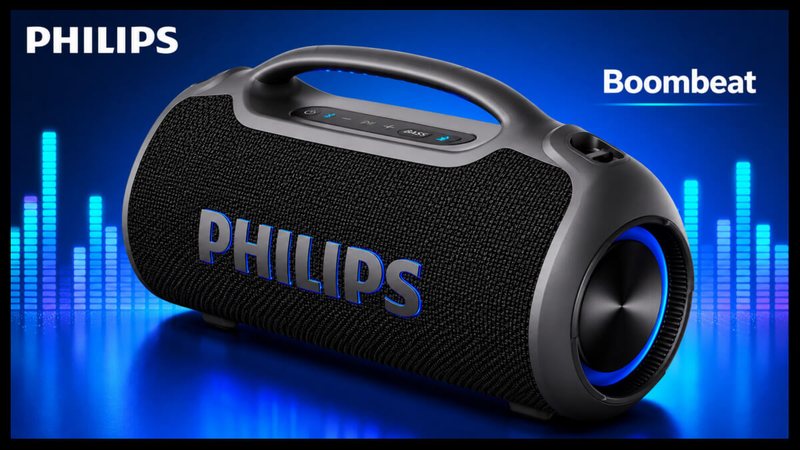 Oferta Relâmpago: caixa Boombeat da Philips com desconto de 52%