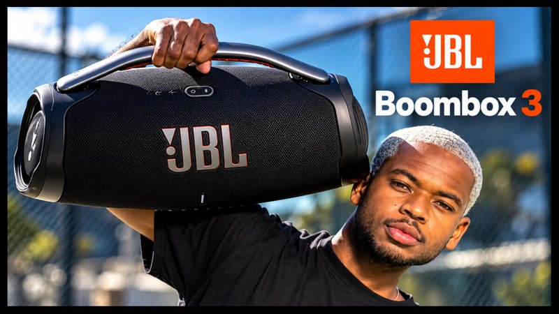 Oferta Relâmpago: desconto de 41% na caixa de som Boombox 3 da JBL