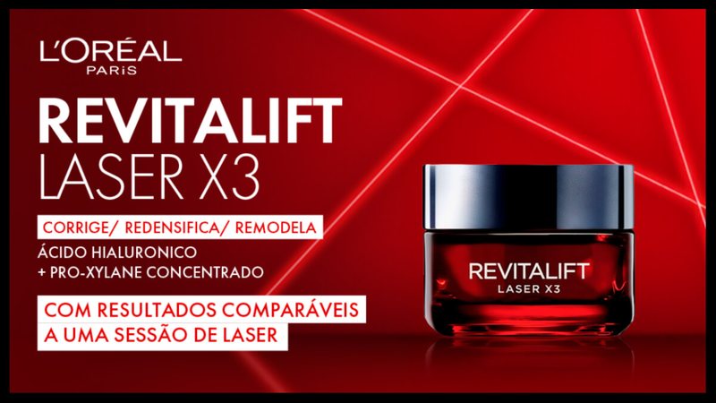 None - L'Oréal Paris Revitalift Laser X3 - Divulgação