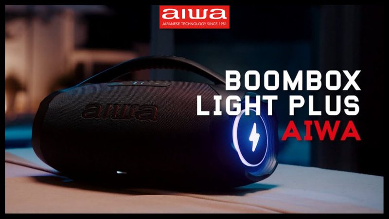 None - Aiwa Boombox Ligth Plus - Divulgação