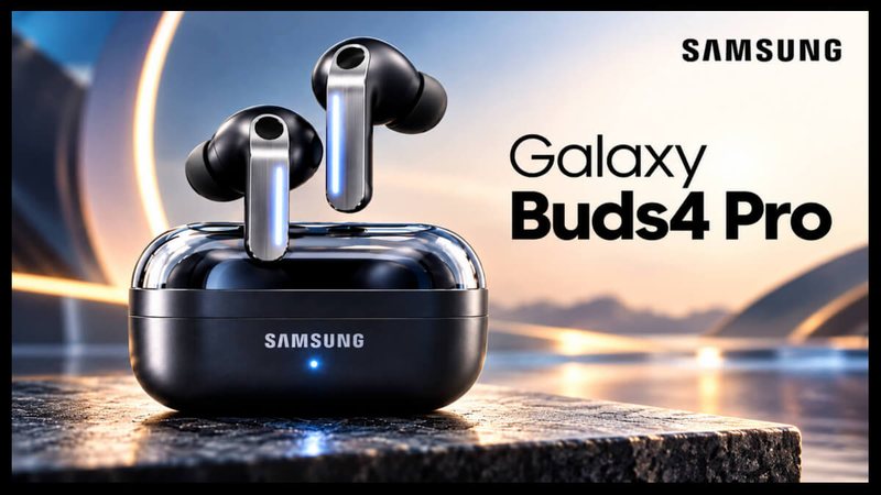 Oferta Relâmpago: novo Galaxy Buds4 Pro da Samsung com 45% de desconto