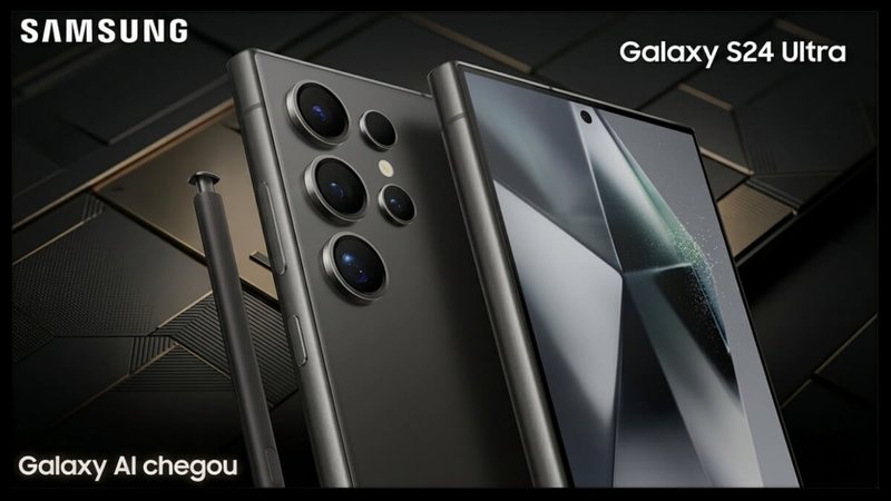 Oferta Relâmpago: Samsung Galaxy S24 Ultra com desconto de 46%