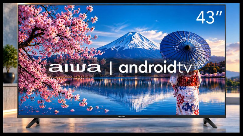 Oferta Relâmpago:  super desconto de 57% na Smart TV da Aiwa