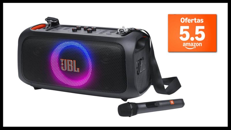 None - JBL Partybox On-the-Go Essential - Divulgação