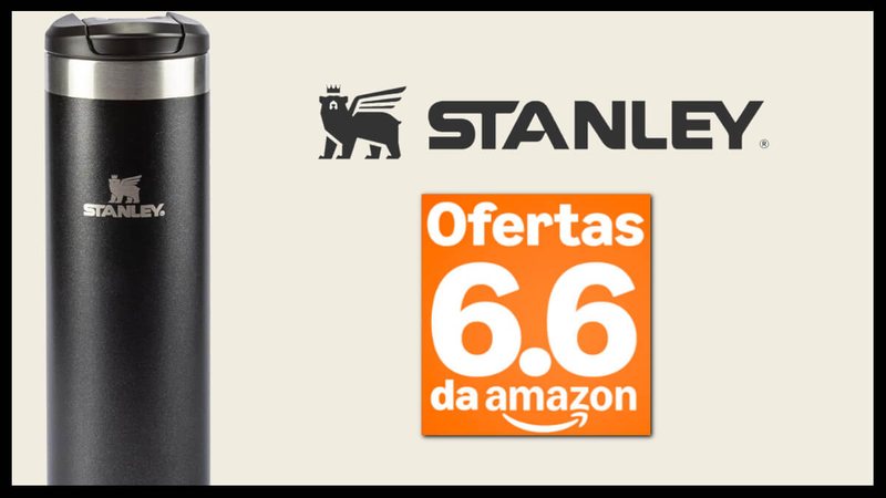 Ofertas 6.6 Amazon: garrafa térmica da Stanley com descontos de sté 41%
