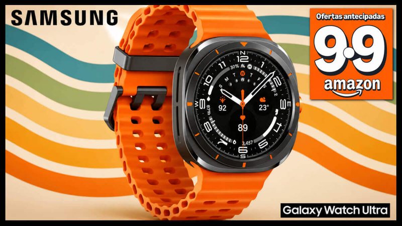 Ofertas 9.9 Amazon: Samsung Galaxy Watch Ultra com descontos de até 63%