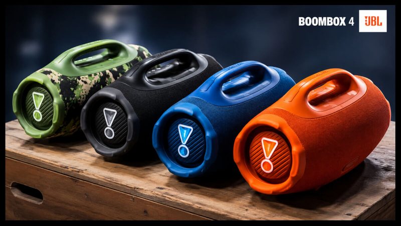 Ofertas do dia: caixa Boombox 4 da JBL com descontos de até 48%