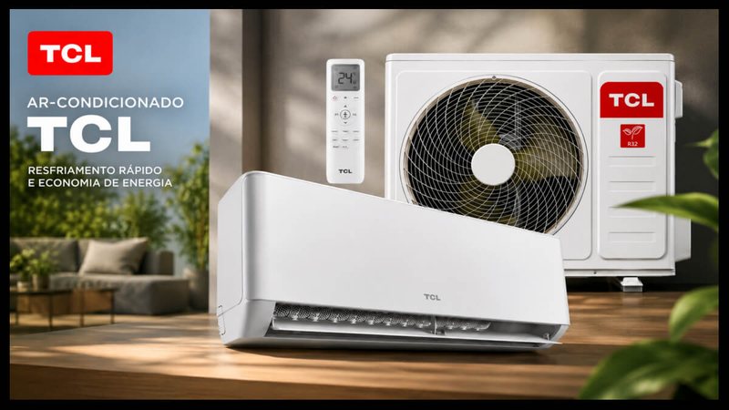 Ofertas do dia: desconto de 43% no ar condicionado Hi Wall da TCL