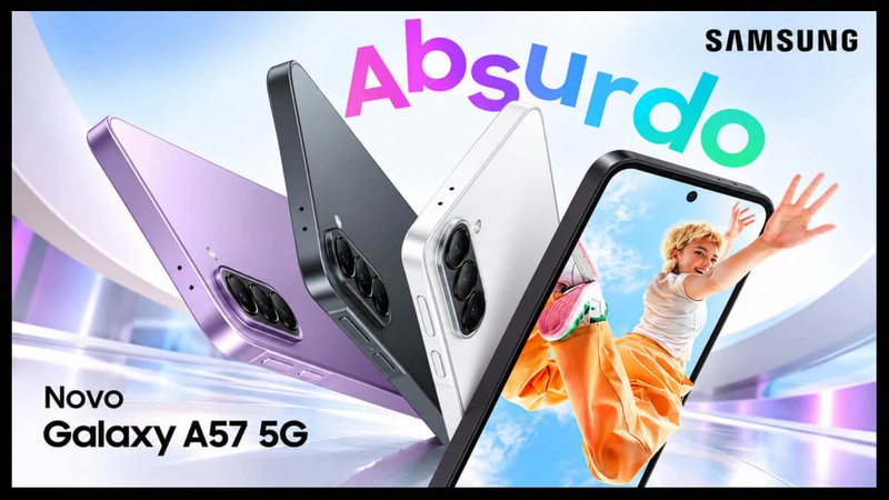 Ofertas do dia: Galaxy A57 da Samsung com desconto de 48%