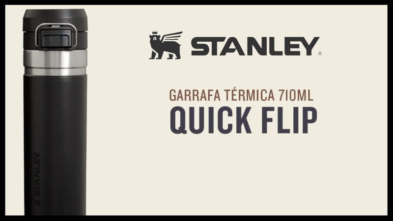 None - Garrafa Térmica Quick Flip Stanley - Divulgação