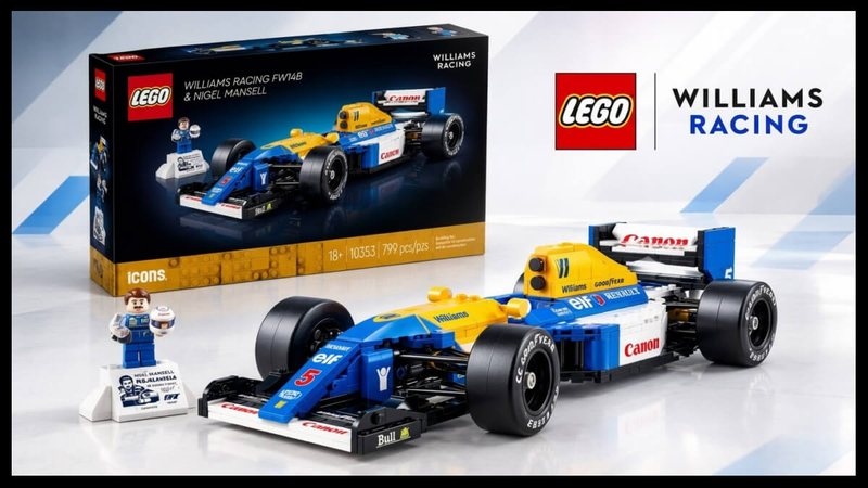 Ofertas do dia: LEGO Icons Williams Racing com desconto de 51%