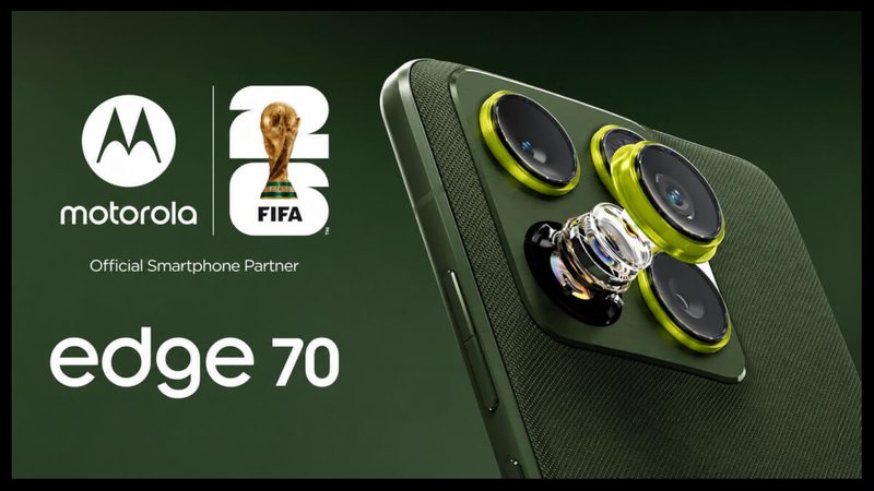 Ofertas do dia: novo smartphone Edge 70 da Motorola com 35% de desconto