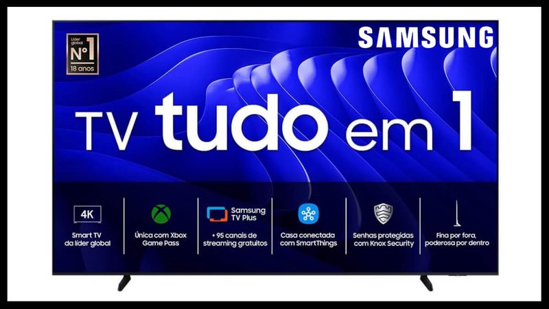 Ofertas do dia: Smart TV Crystal UHD da Samsung com 53% de desconto