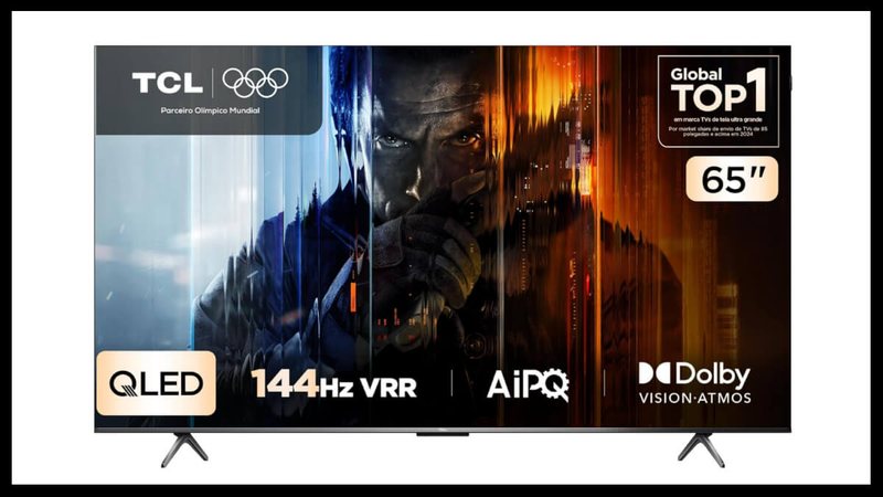Ofertas do dia: smart TV QLED da TCL com desconto de 41%