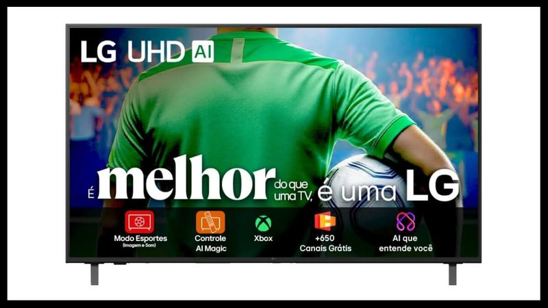 Ofertas do dia: smart TV UHD da LG com super desconto de 57%