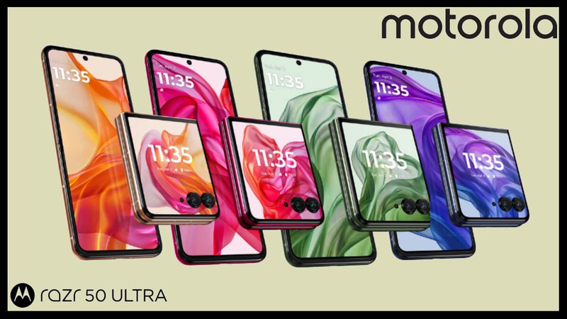 None - Motorola Razr 50 Ultra - Divulgação