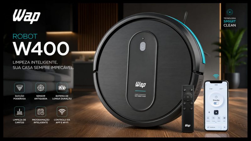 Ofertas do dia: super desconto de 51% no robô aspirador da WAP