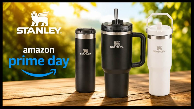 Ofertas Prime Day: copos e garrafas da Stanley com descontos de até 43%
