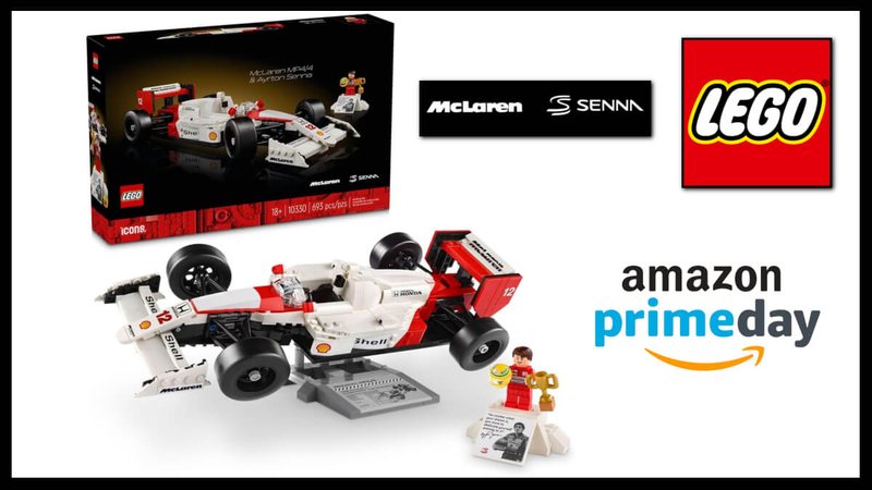 Ofertas Prime Day: desconto de 50% no LEGO da McLaren MP4/4 de Ayrton Senna
