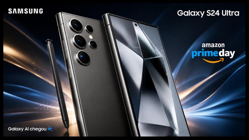 Ofertas Prime Day: Galaxy S24 Ultra da Samsung com 46% de desconto