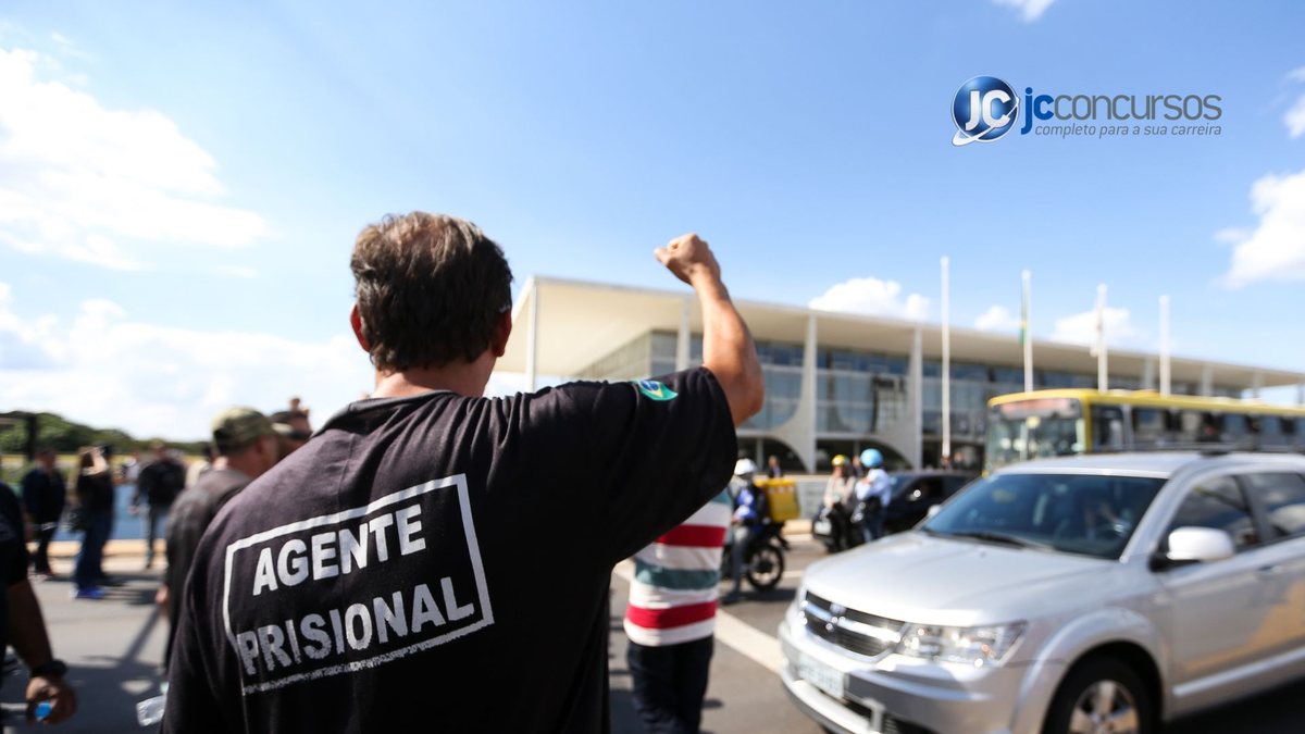 Agente prisional protesta - Agência Brasil/Arquivo