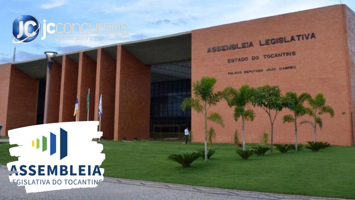 Concurso da ALE TO: sede da Assembleia Legislativa do Estado do Tocantins