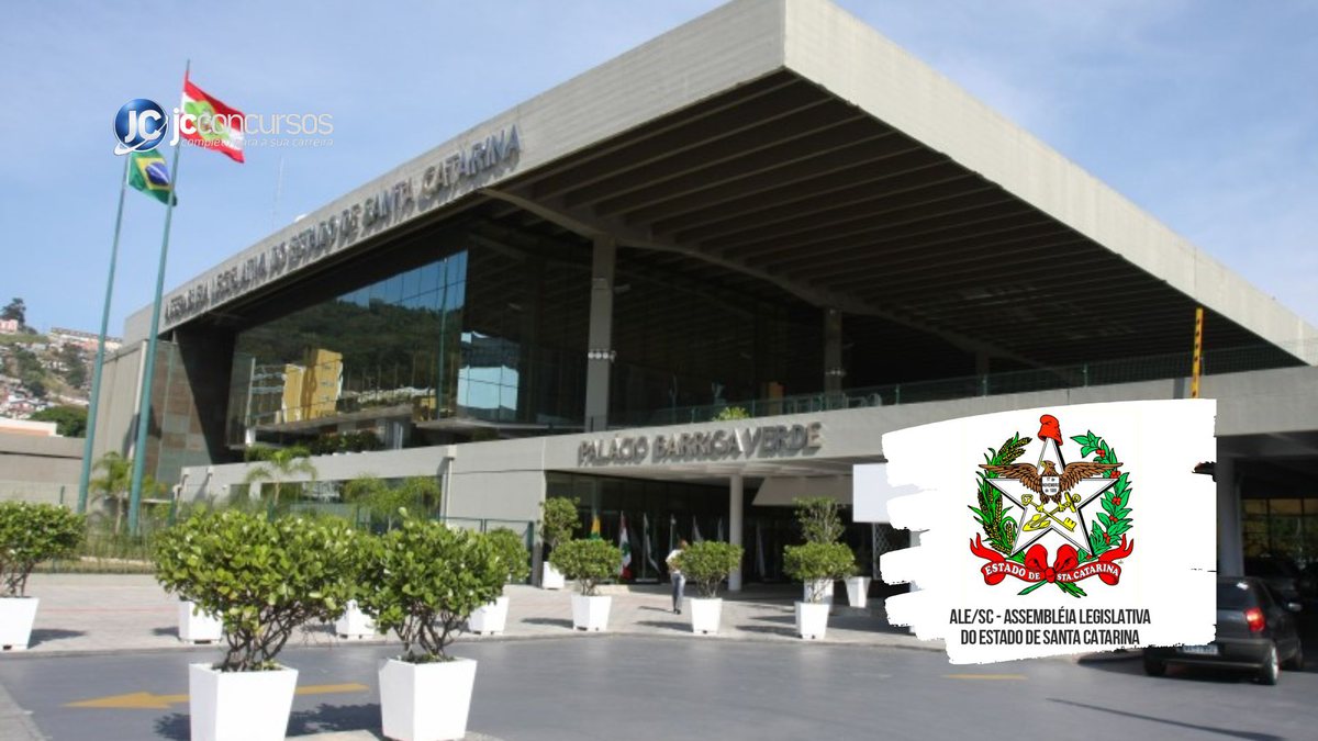 Concurso da Alesc: sede da Assembleia Legislativa do Estado de Santa Catarina - Divulgação