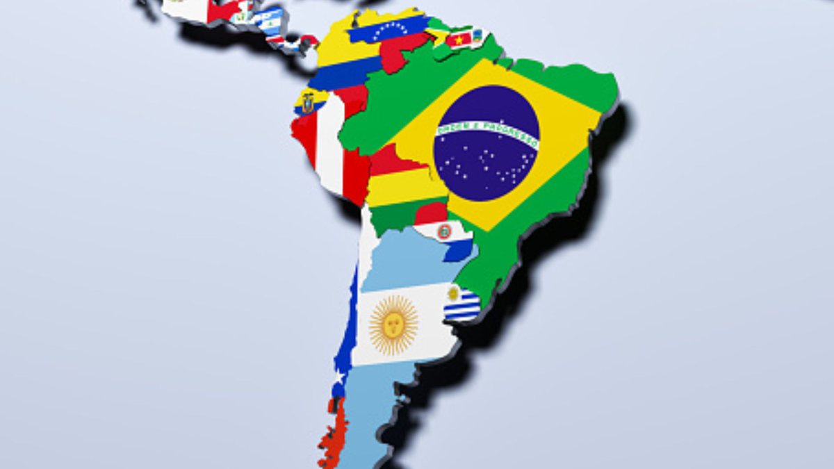 Mapa da América do Sul - Pixabay