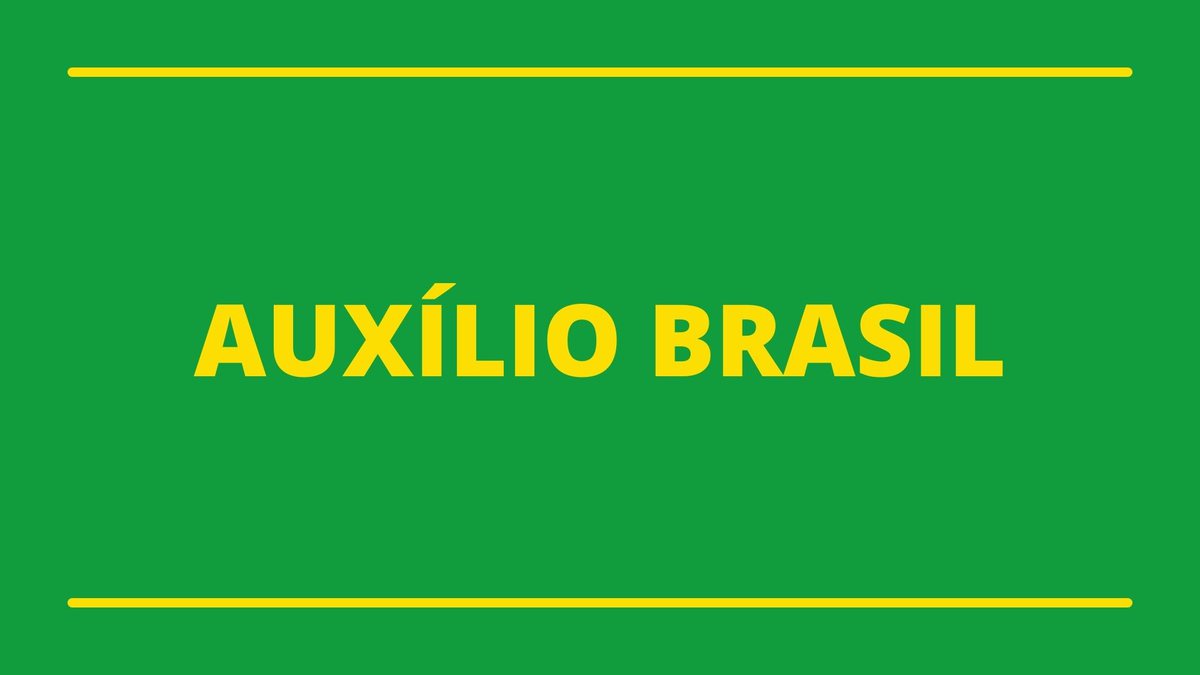 Presidente Bolsonaro sanciona lei do Auxílio Brasil