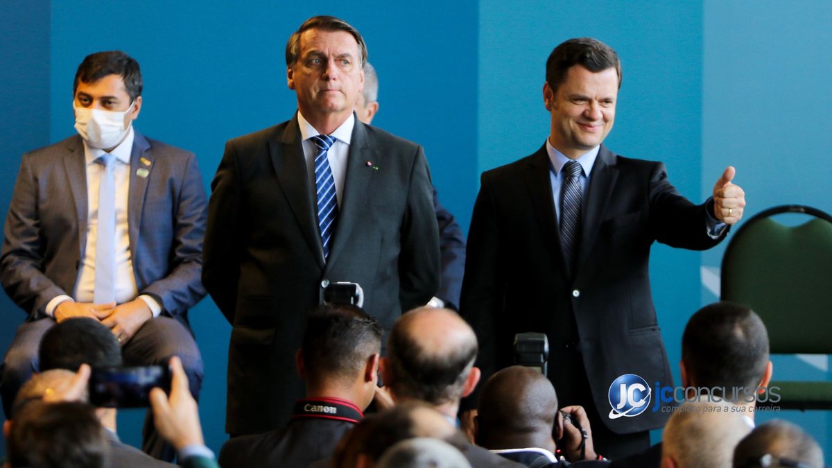 Ex-presidente Jair Bolsonaro (PL) ao lado do seu ex-ministro da Justiça Anderson Torres - Agência Brasil - Minuta do golpe