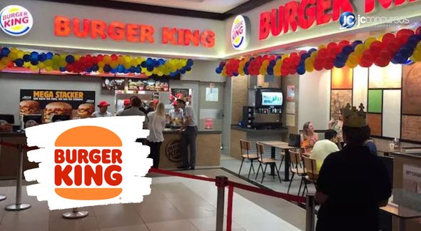 Vagas abertas no Burger King e Popeyes - Divulgação