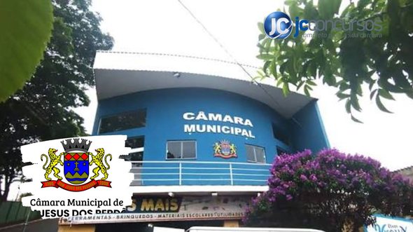 None - Concurso Câmara de Bom Jesus dos Perdões SP: sede da Câmara de Bom Jesus dos Perdões divulgação