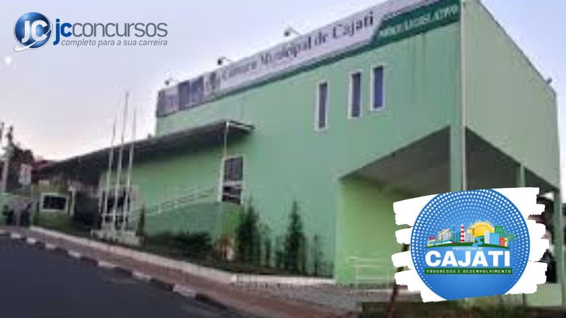 None - Concurso Câmara de Cajati SP: sede da Câmara de Cajati SP Divulgação