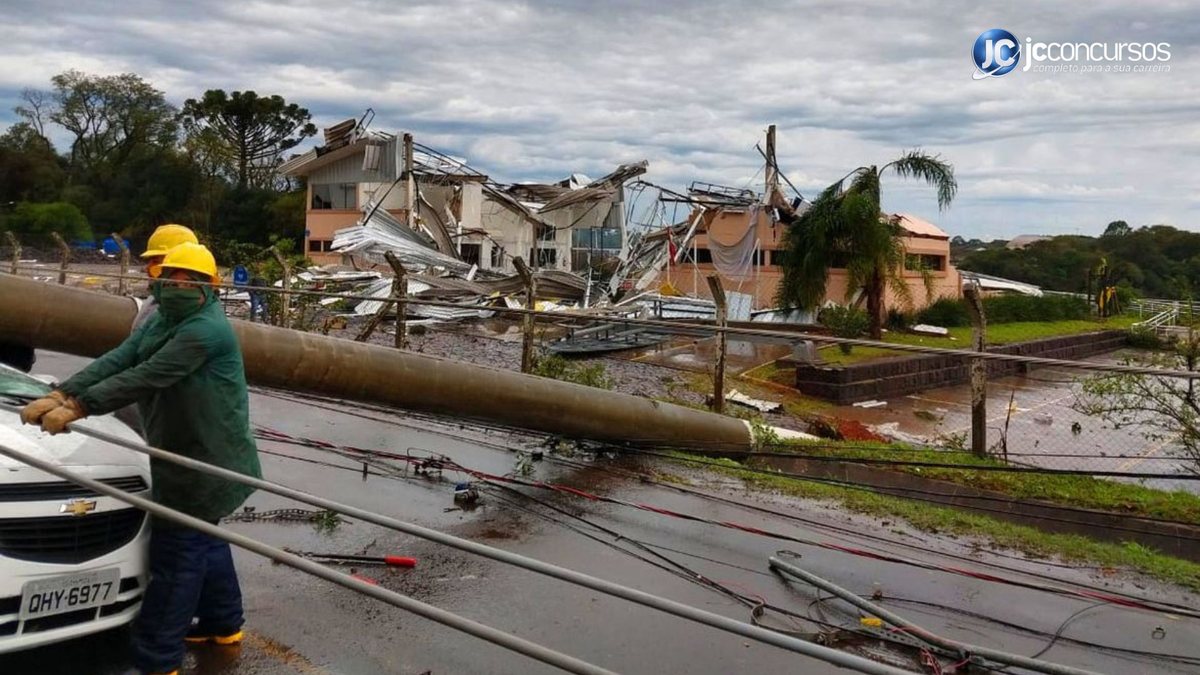 Estragos causados pelo ciclone extratropical no Rio Grande do Sul