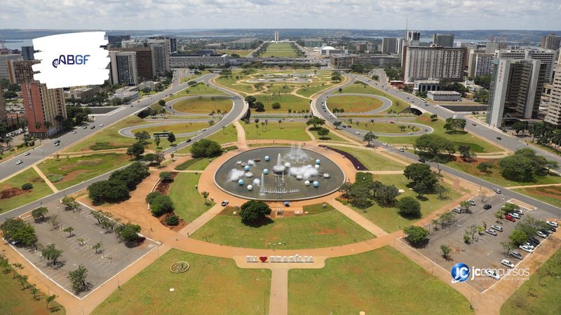 Concurso da ABGF: vista panorâmica de Brasília, onde fica a sede da estatal
