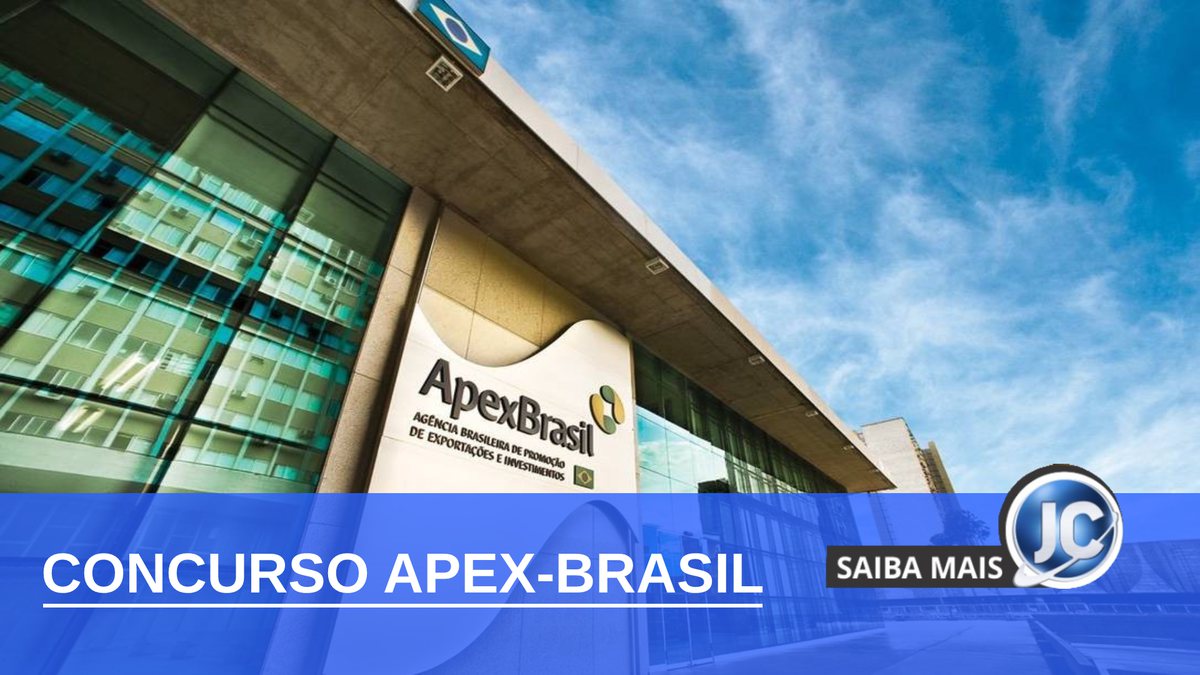 Saiba tudo sobre o concurso Apex-Brasil, com salários de até R$ 7,6 mil