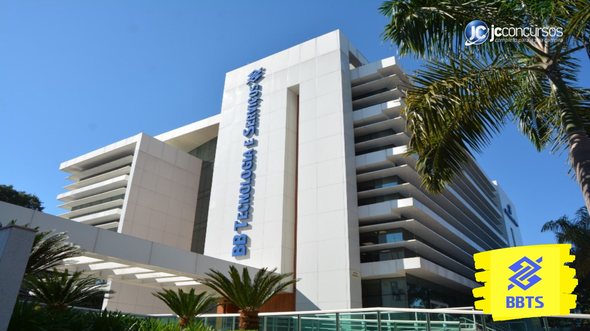 Concurso da BB Tecnologia: fachada da sede da empresa, em Brasília - Divulgação