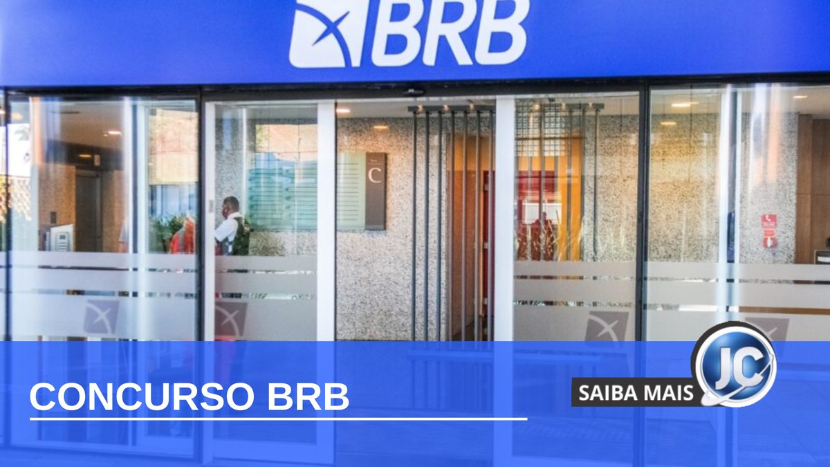 Concurso BRB: fachada de agência do Banco de Brasília